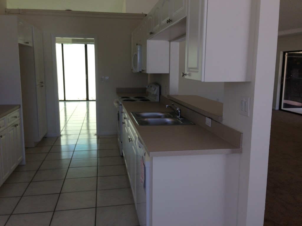 New cabinets & countertop installed