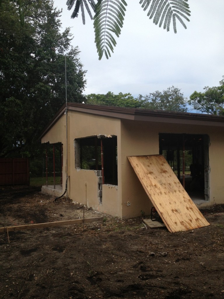 Pinecrest Remodel structural demo and support