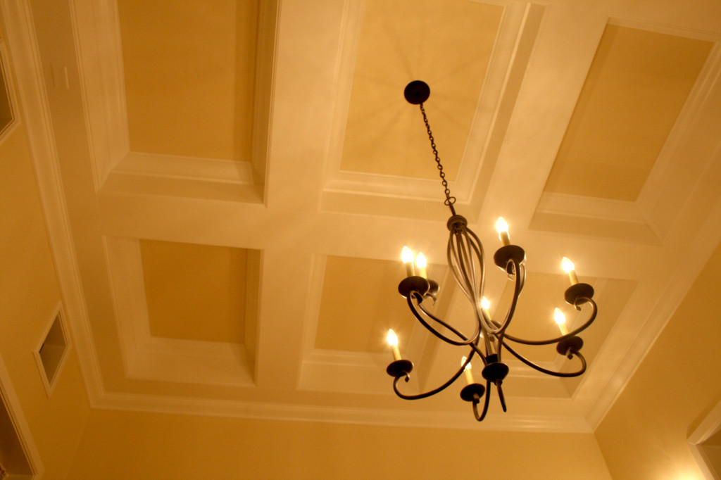 Crown molding and high ceilings at Dining Room