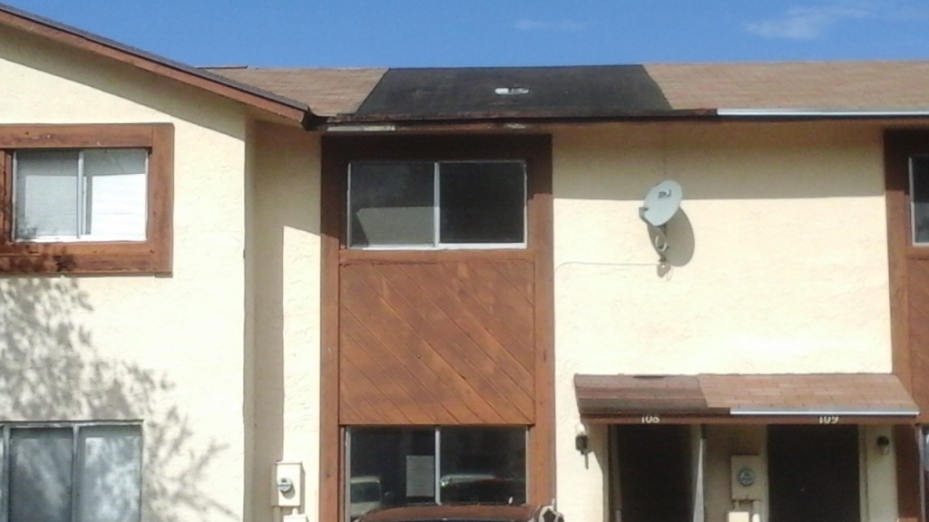 Original roof prior to shingle removal