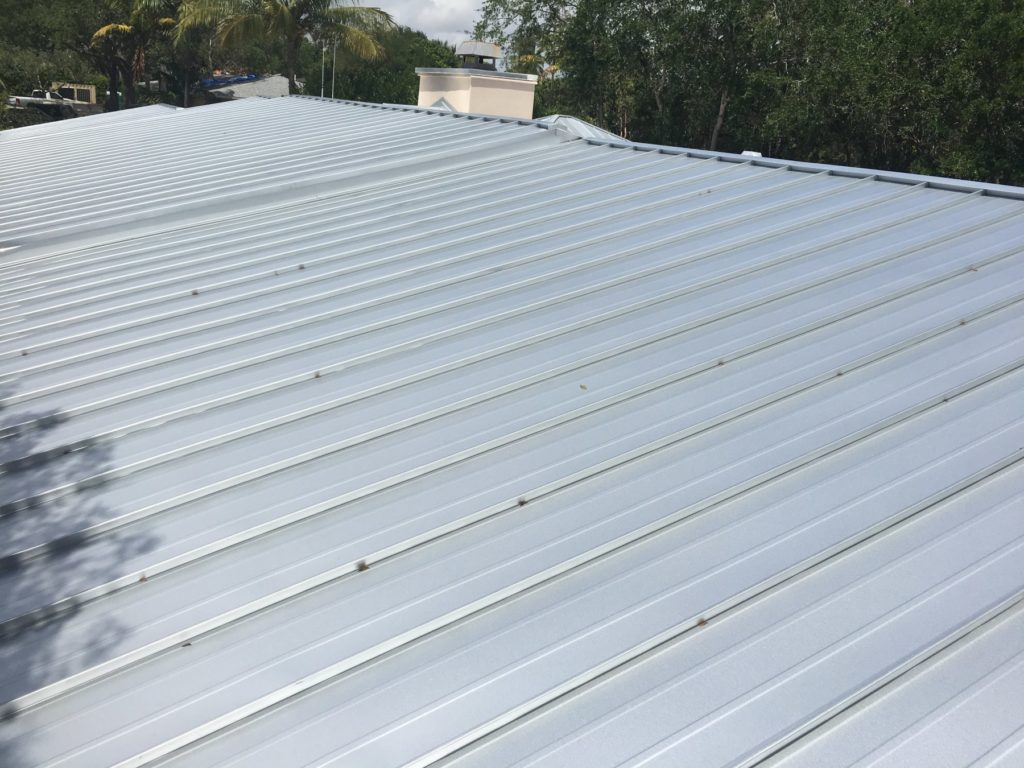 Standing Seam Roof In Palmetto Bay — Miami General Contractor