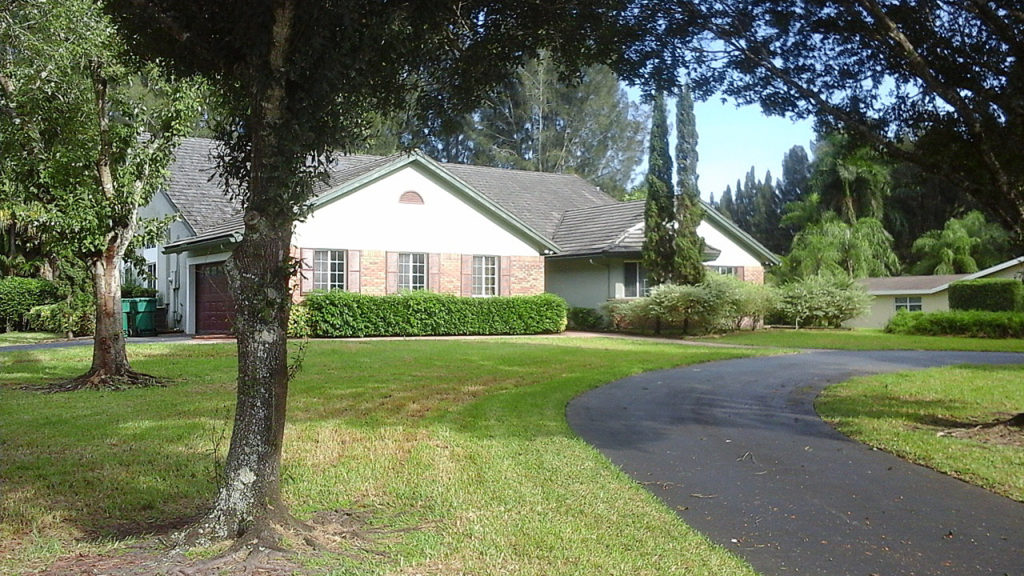 Before Flat Tile Roof Replacement