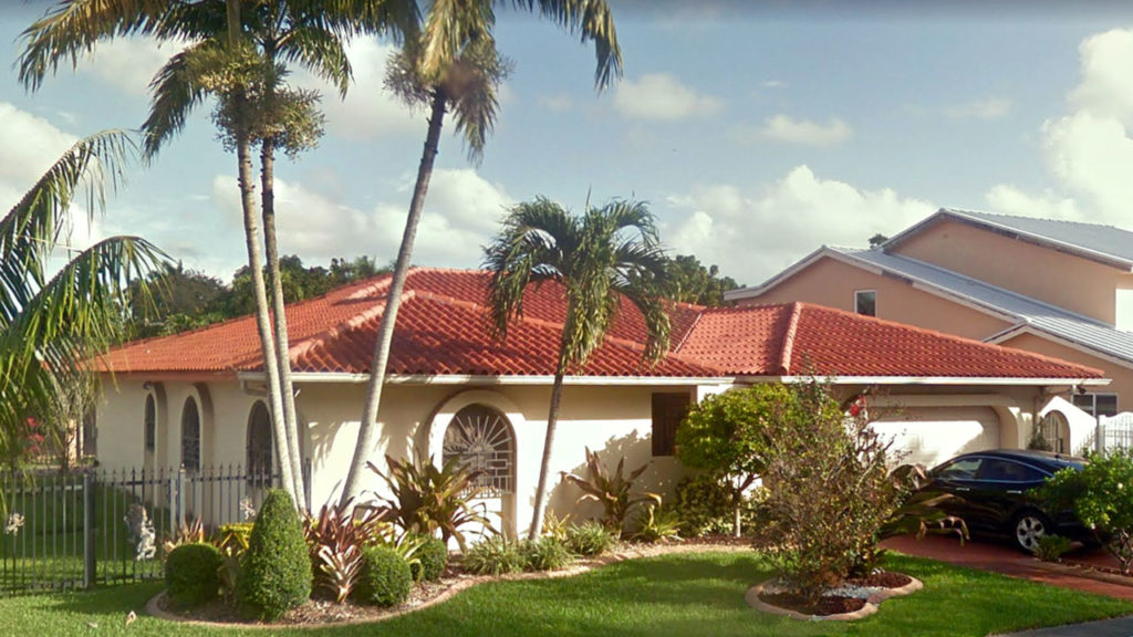 Original red tile roof from the 1990's