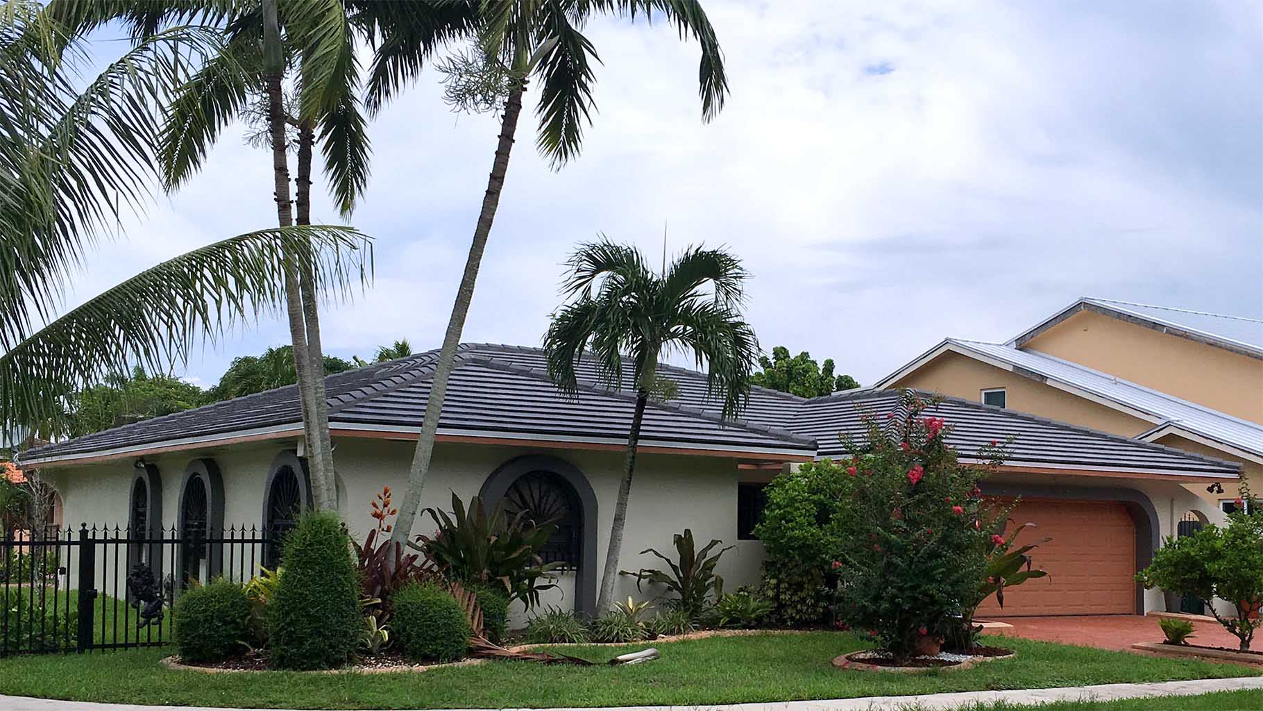 Flat Concrete Roof Tile in Westchester — Miami General Contractor