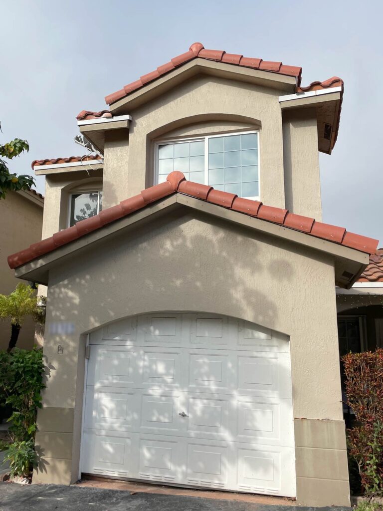 View from front of home with new Barcelona 900 roof tiles